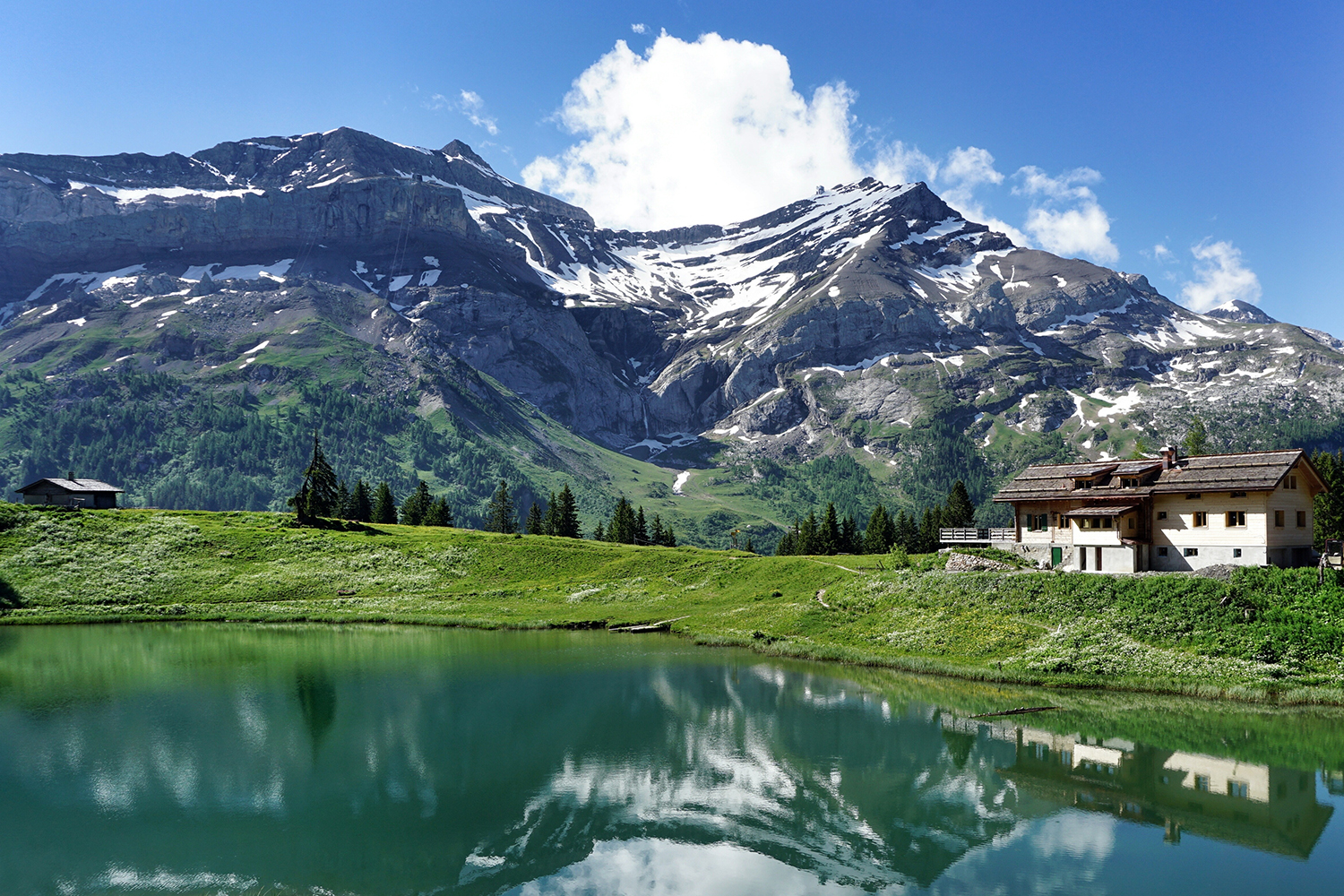 Glacier 3000 Alpes Suisses Depuis Montreux